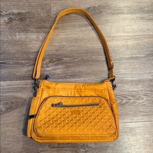 Lug Shimmy SE Yellow Crossbody Bag